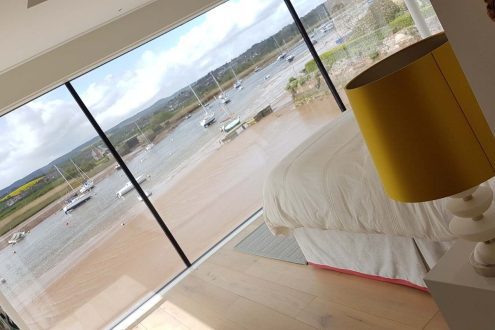 Ferryside Bedroom Window.