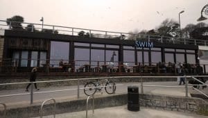 Commercial shop front sliding doors