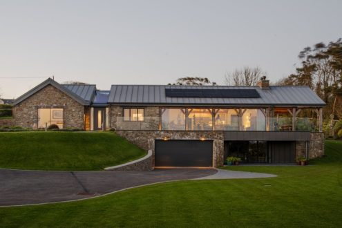 Higher Ash Farm Entrance with Garage.
