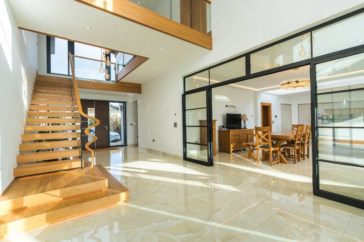 RK Steel Fire Rated Internal Doors Open