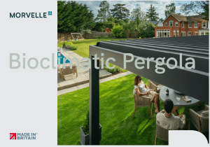 Morvelle Bioclimatic Pergola