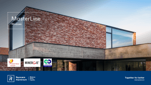 Reynaers Masterline Windows