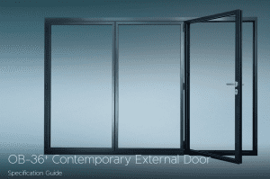 Origin OB-36+ Contemporary External Door – Specification Guide