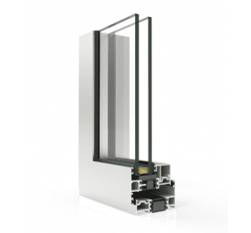 Cortizo Casement Window Cross Section