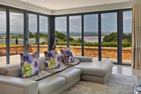 Aluminium Bi-Folding Doors in Topsham Aspect Windows installation