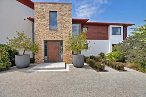 Aluminium Curtain Walling and Front Door installed by Aspect Windows