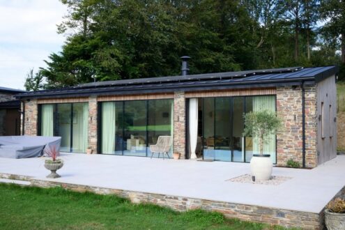 Three Ultraline Slim Sliding Doors installed by Aspect Windows