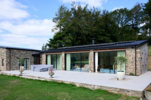 Three Ultraline Slim Sliding Doors installed by Aspect Windows