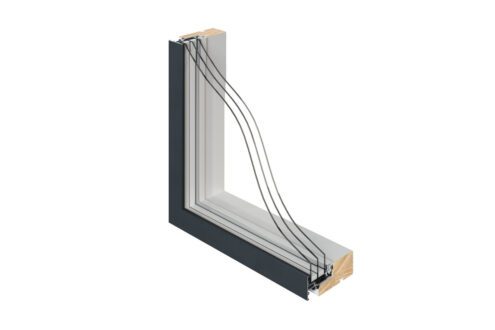 Velfac 200 Composite Window Corner Sample